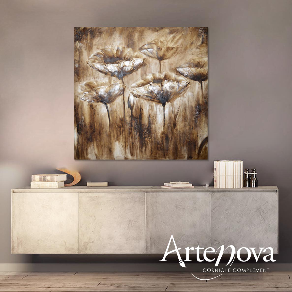Fiore dipinto art.D108
