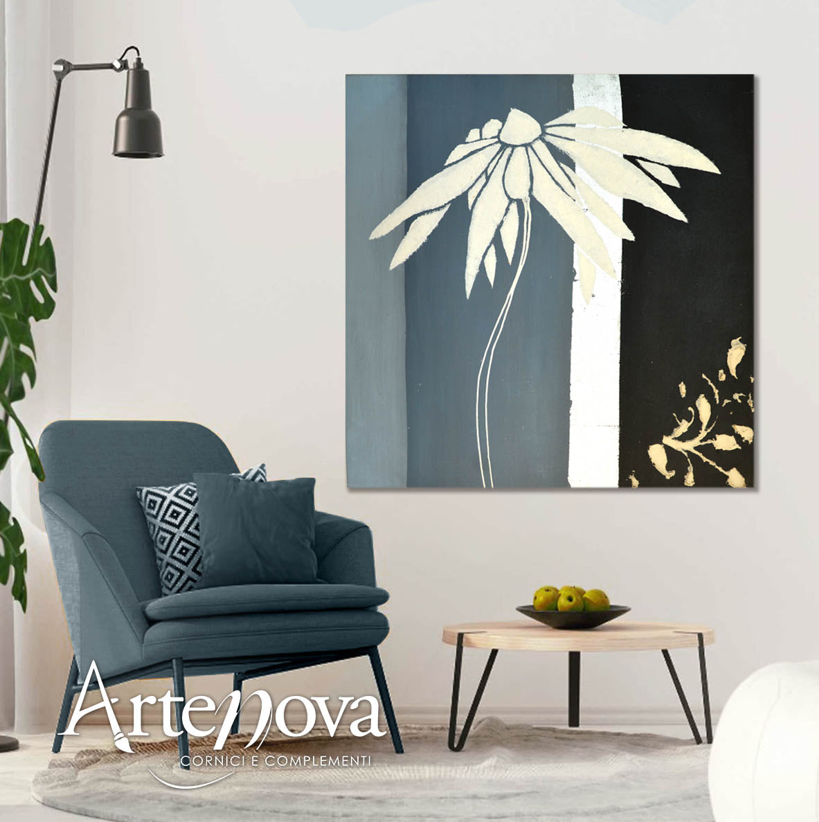 Fiore dipinto art.D112