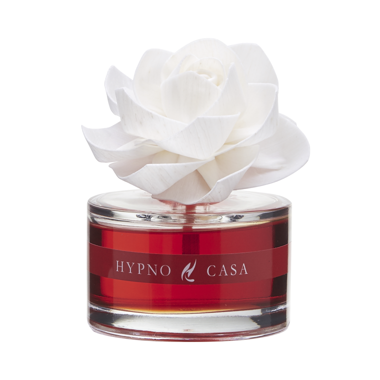 Diffusore con fiore Rosa Rosso Divino