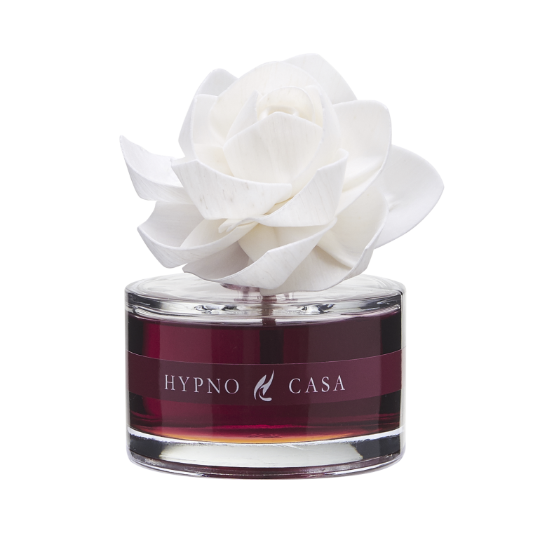 Diffusore con fiore Rosa Mosto d’Autunno
