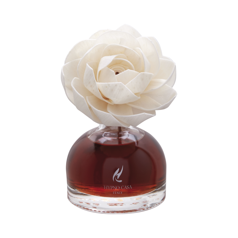 Diffusore con fiore Rosa Sandalo Nobile