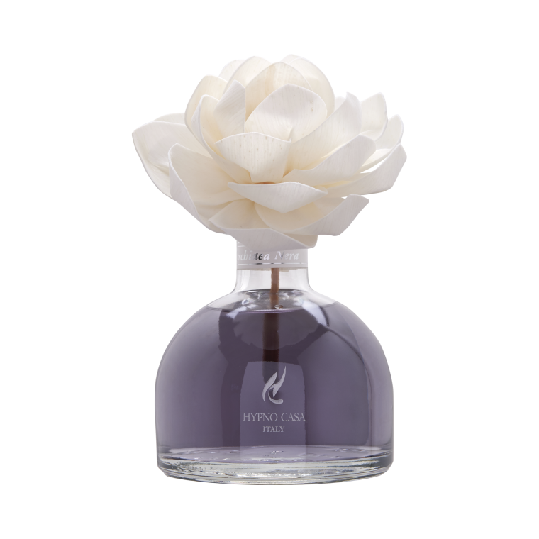 Diffusore con fiore Rosa Orchidea Nera