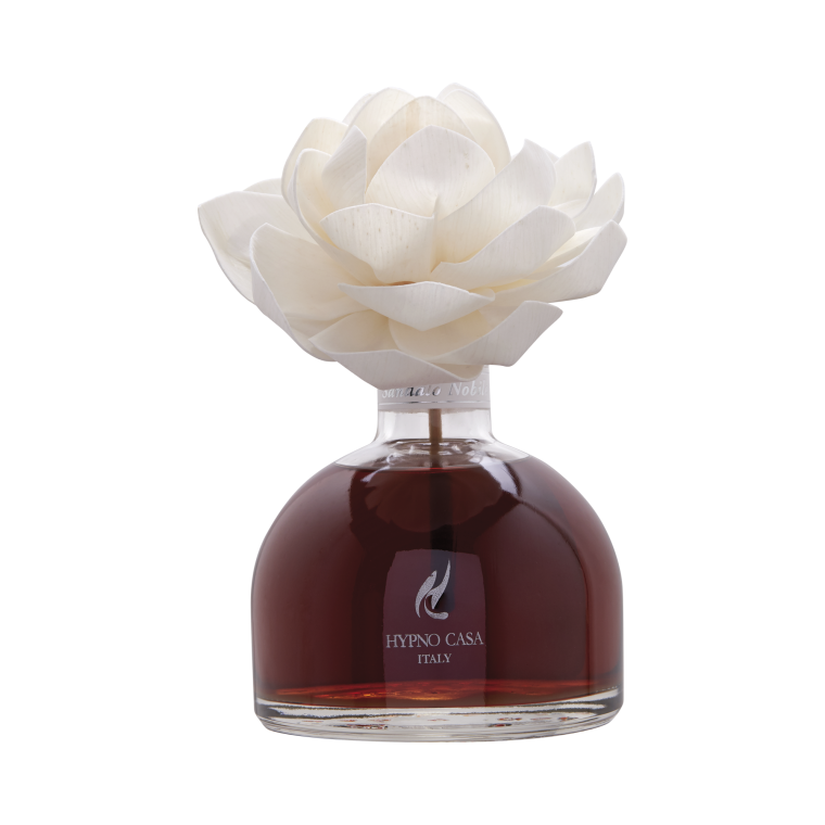 Diffusore con fiore Rosa Sandalo Nobile