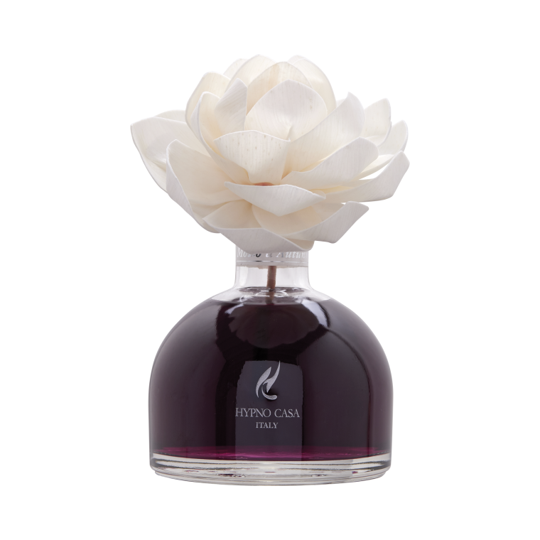 Diffusore con fiore Rosa Mosto d’Autunno