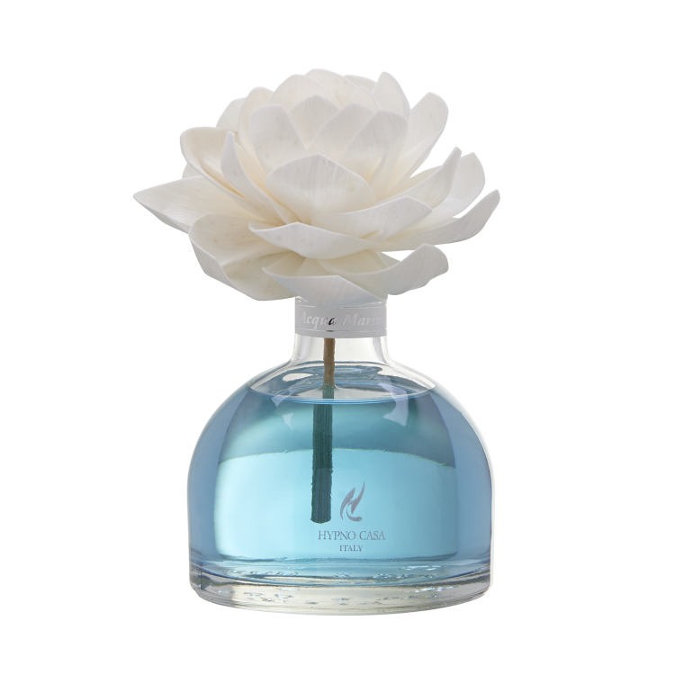 Diffusore con fiore Rosa Acqua Marina