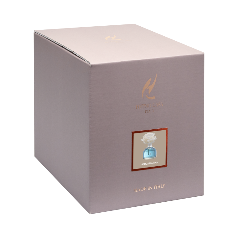 Diffusore con fiore Rosa Acqua Marina