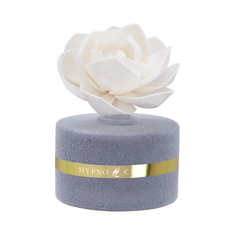 Diffusore con fiore Rosa effetto velluto cofanetto gift Orchidea Nera 60 ML