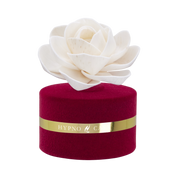 Diffusore con fiore Rosa effetto velluto cofanetto gift Melograno 60 ML