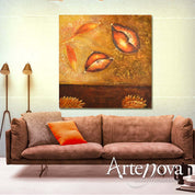Fiore dipinto art. D123