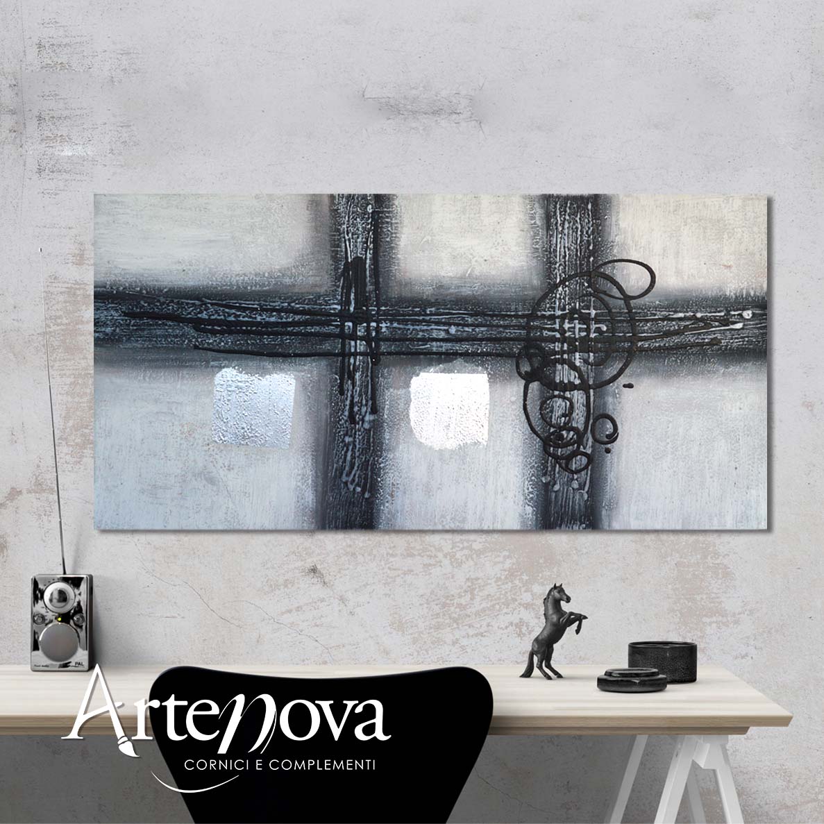 Astratto dipinto art. D124
