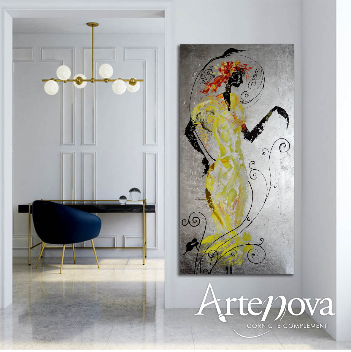 Dama dipinta  art.D138
