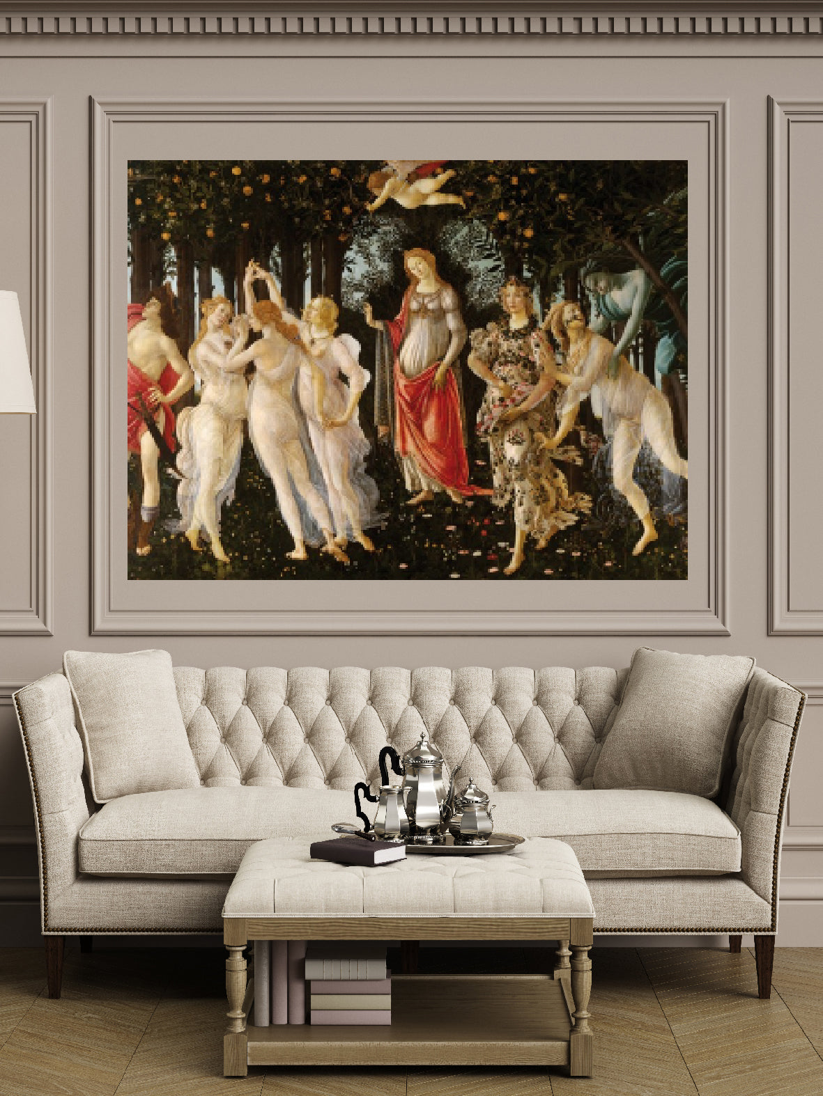 Quadro moderno  Sandro Botticelli Primavara