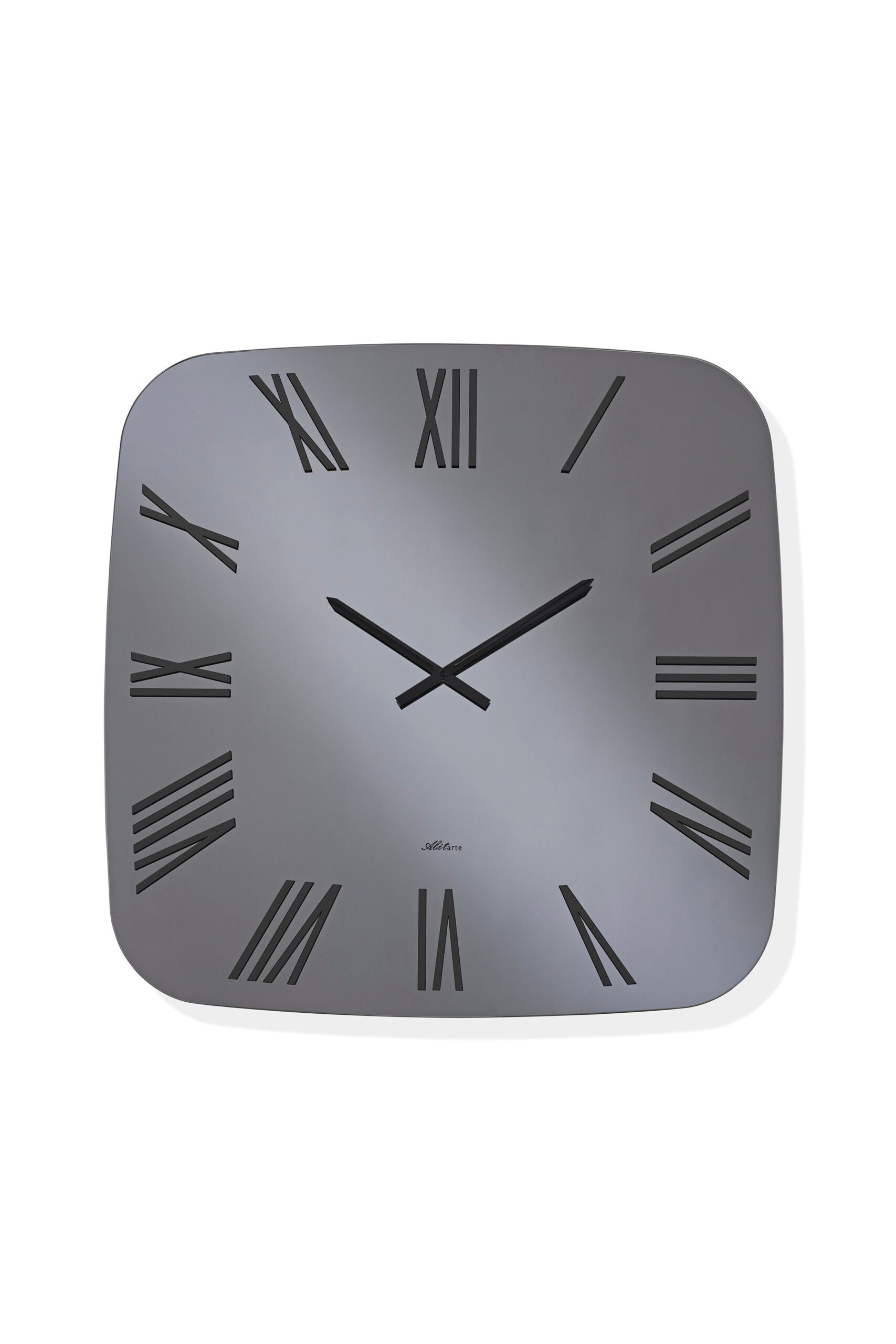ABITARTE OROLOGIO  INFINITY DA PARETE IN SPECCHIO FUME' SATINATO