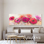 Quadro moderno floreale 4LR787