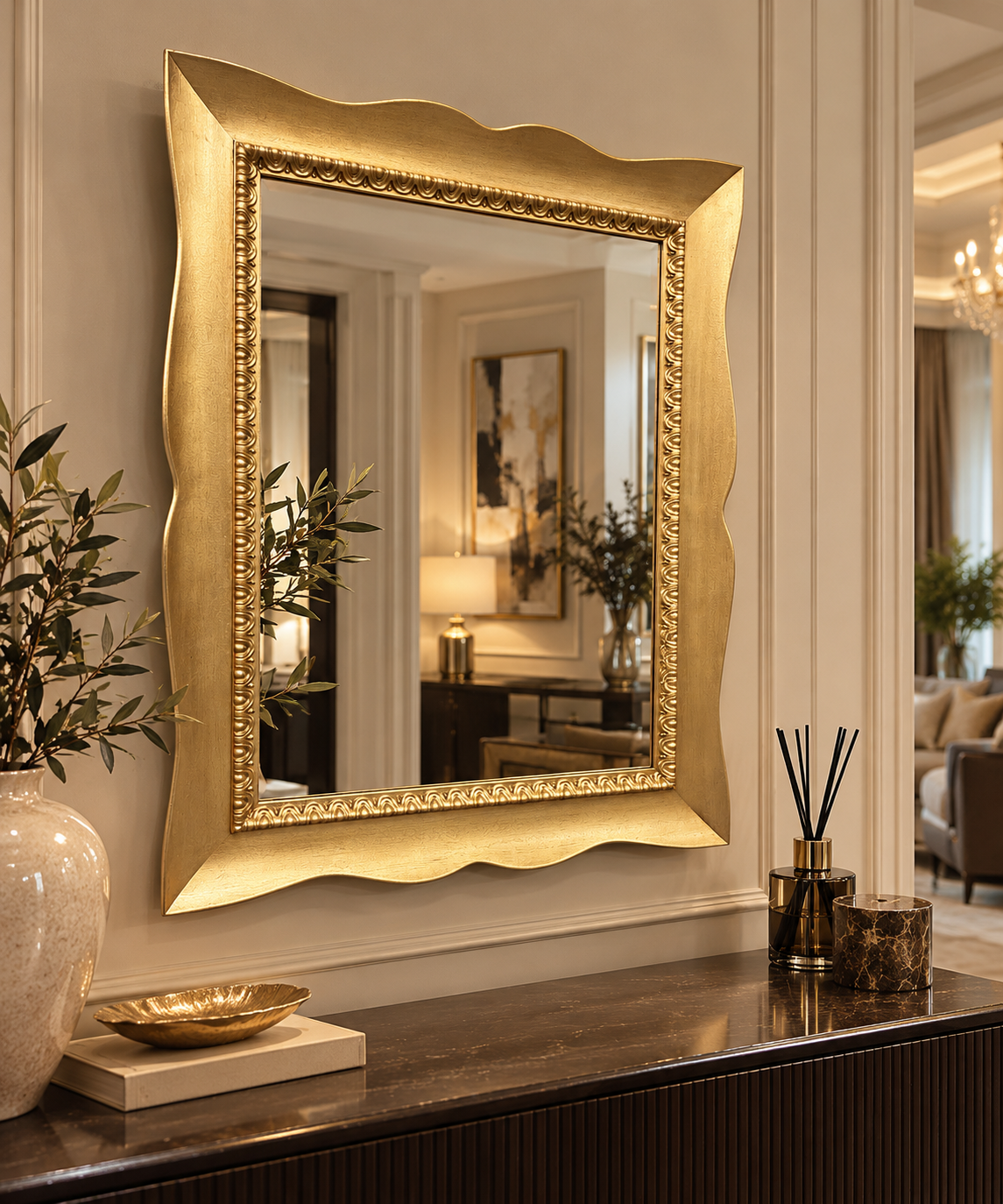 Specchio classico  oro 817
