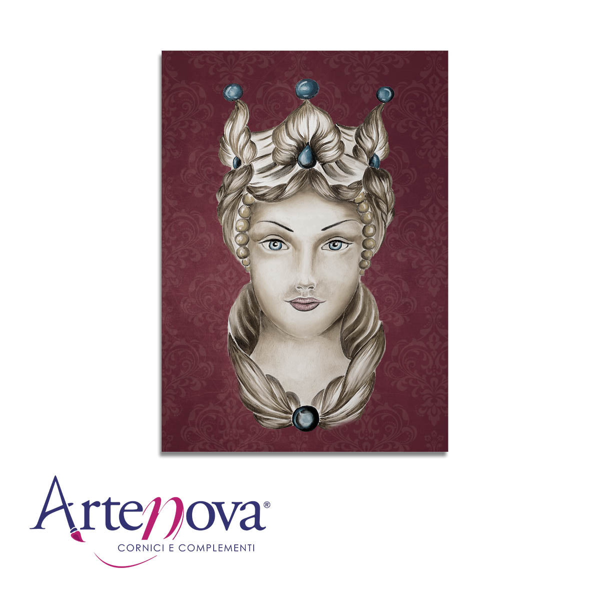 Quadro Testa Di Moro-B101 Donna