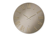 ABITARTE OROLOGIO DA PARETE IN SPECCHIO MIRA BRONZO E ORO
