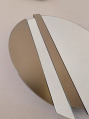 Specchio Bronzo  Rotondo Kevin 50 Diametro 80 cm