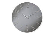 ABITARTE OROLOGIO  ARANEI  DA PARETE IN SPECCHIO FUME' ARGENTO