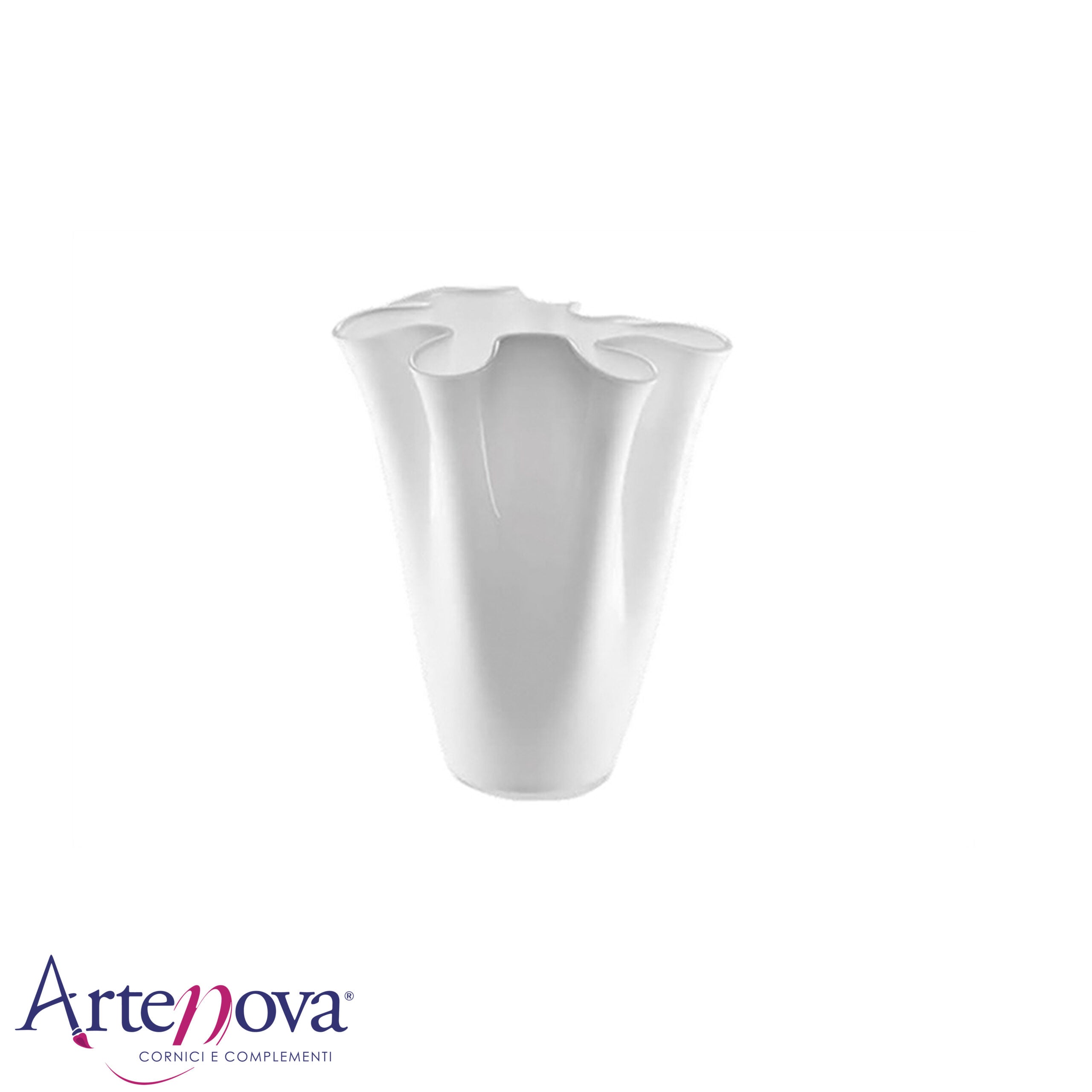Vaso Onlylux Wave Bianco 40 cm