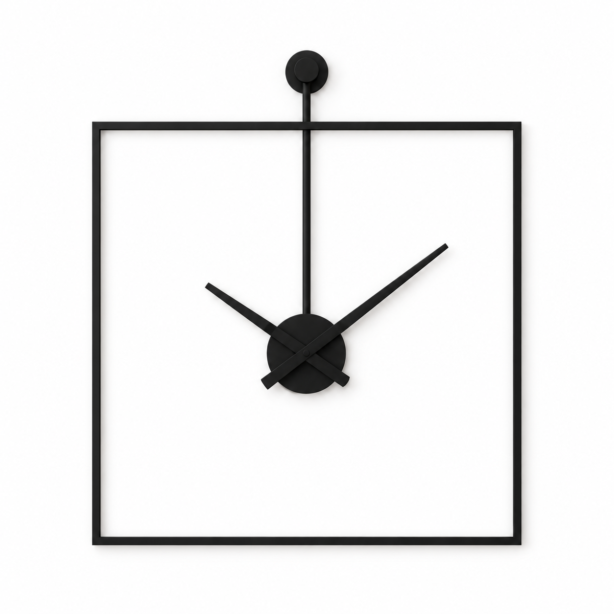 ABITARTE OROLOGIO STEEL DA PARETE NERO