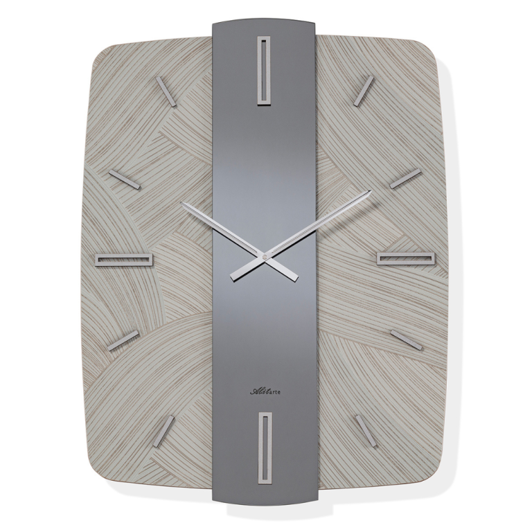 ABITARTE OROLOGIO DA PARETE VORTEX ARGENTO