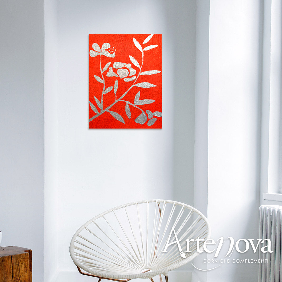 Fiore dipinto art. D139