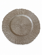 Piatto Aster Ginger/Silver Onlylux 33 cm