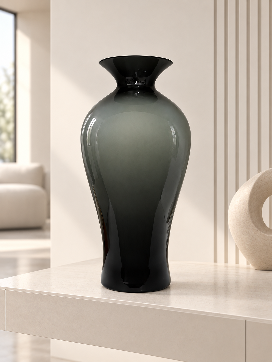 Vaso Onlylux  Aurora Opale Grigio 42 H
