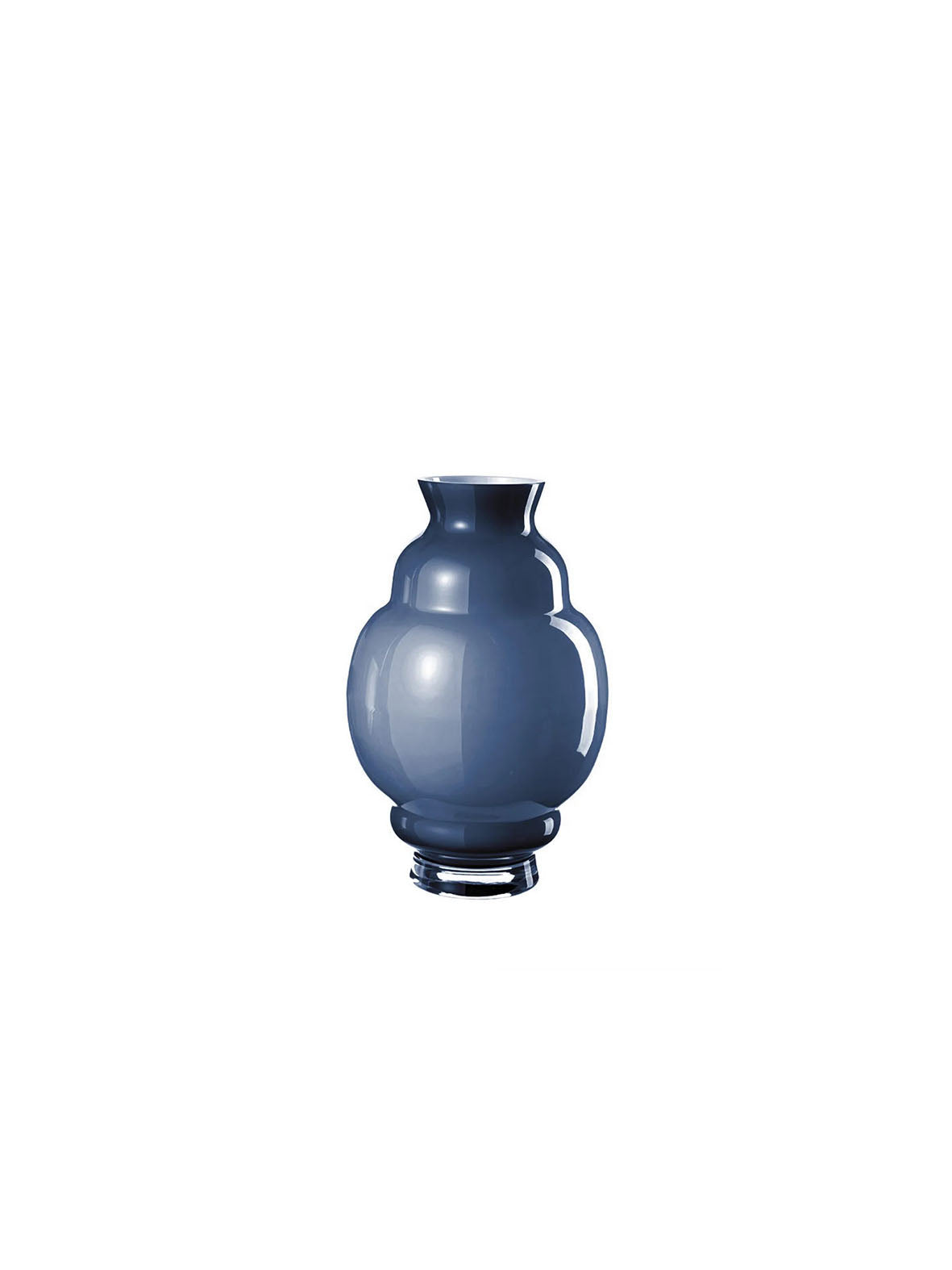Vaso Onlylux  Bombetta  blu H31CM  Diam.20 CM
