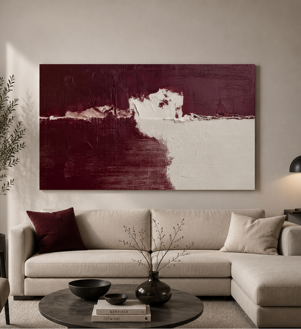 Quadro moderno Astratto Wine Essence
