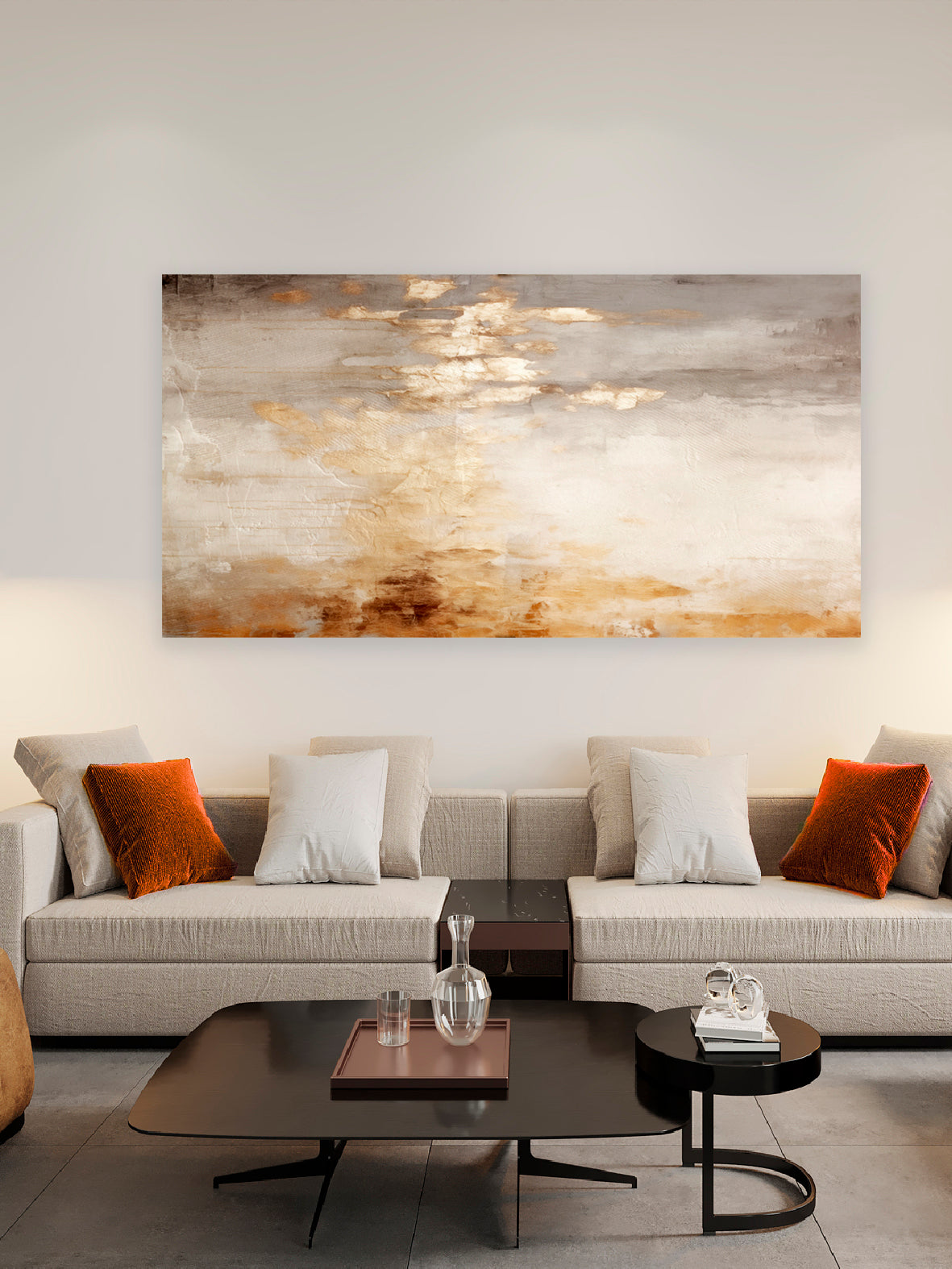 Quadro moderno Astratto BROWN SHADES