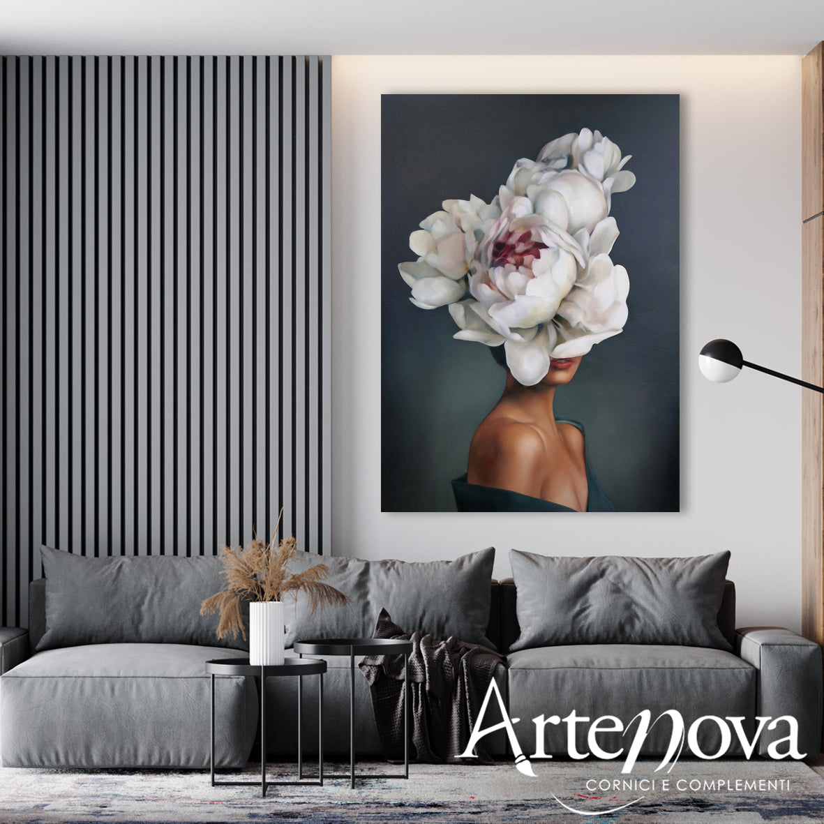 Figurativo moderno Flower Woman