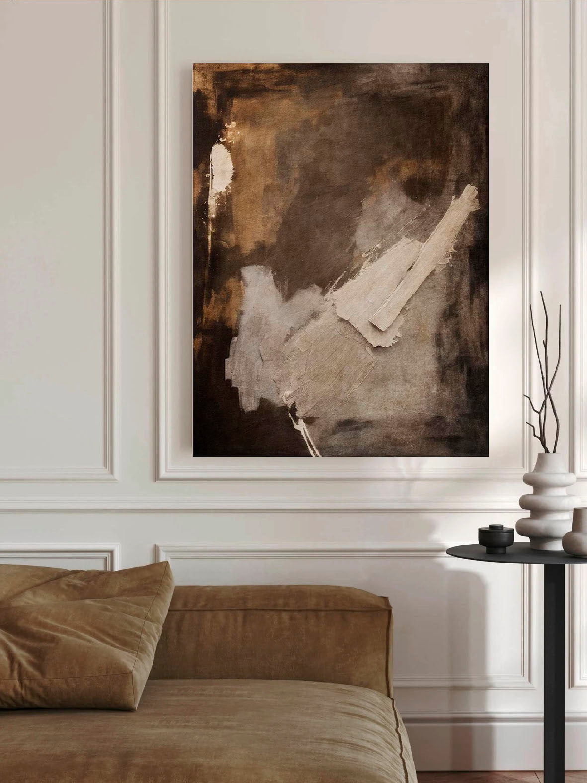 Quadro moderno Astratto Dark brown