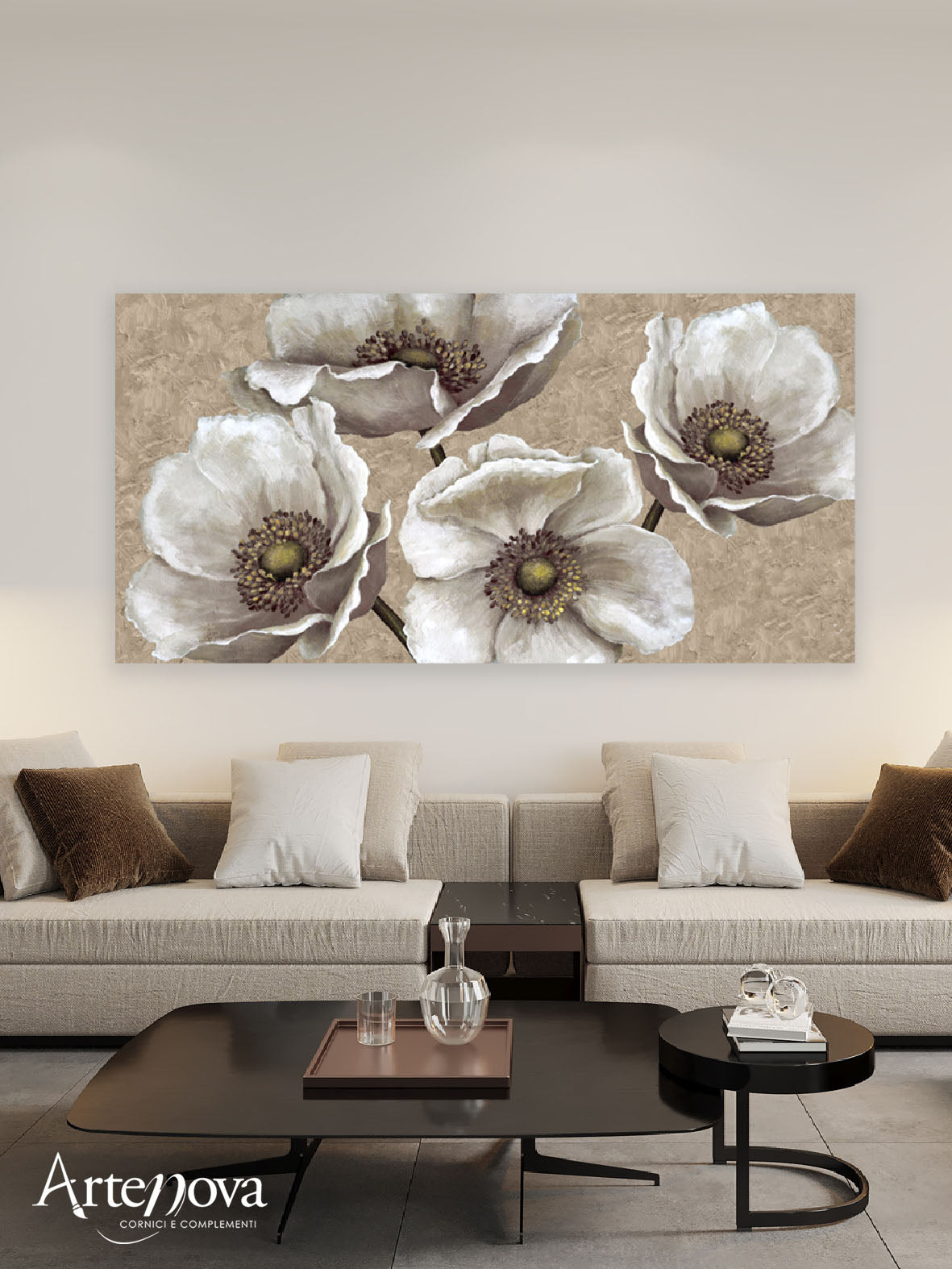 Quadro moderno floreale Elegant Flowers