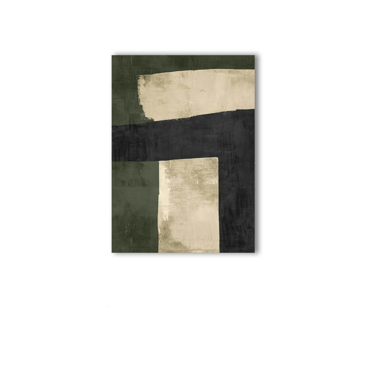 Quadro moderno Astratto Geometric Green 4