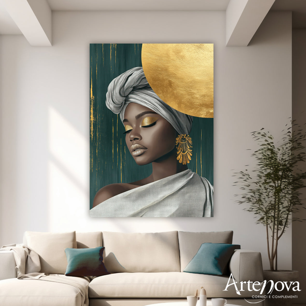 Figurativo moderno Gold Woman