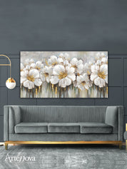 Quadro moderno floreale Gold Bouquet 2