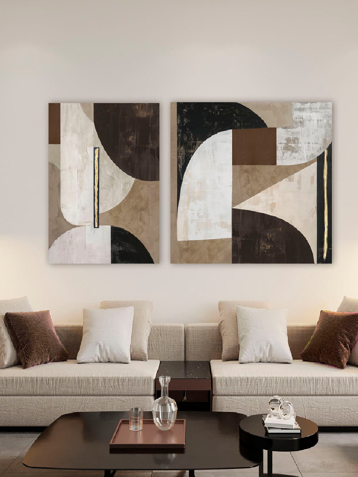 Quadro moderno Marrakech Gold