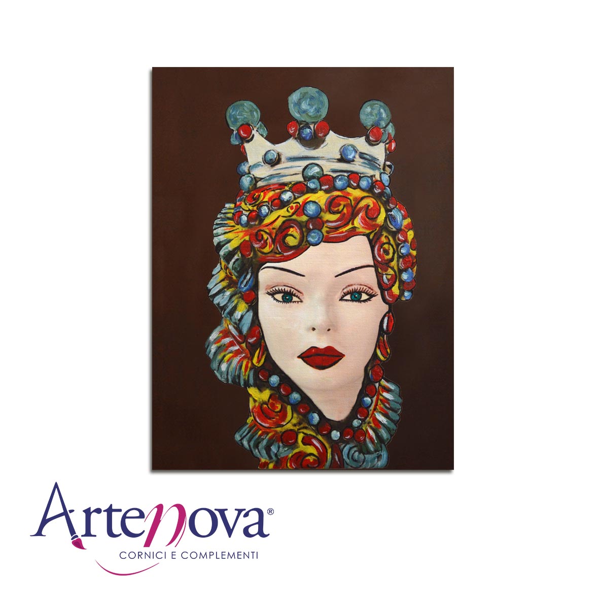 Quadro Testa Di Moro-M320 Donna