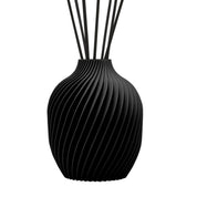 Confezione Regalo diffusore a bastoncino vaso K Nero + ricarica Caldi Agrumi