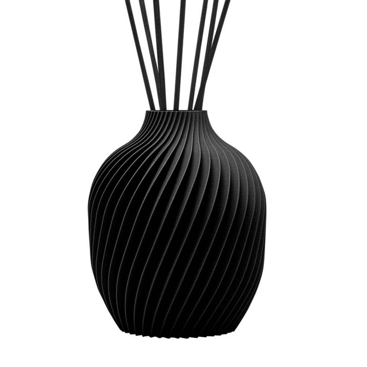 Confezione Regalo diffusore a bastoncino vaso Nero + ricarica Latte & Ambra Dolce (Copia)