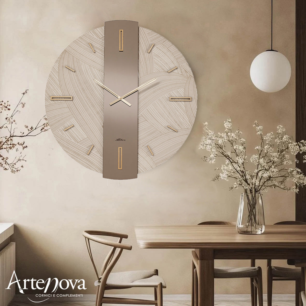 ABITARTE OROLOGIO DA PARETE GOHAR 80 CM