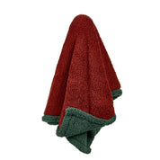 Nuvole di Stoffa Plaid rosso/verde natalizio