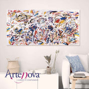 Quadro moderno astratto 2BV4439