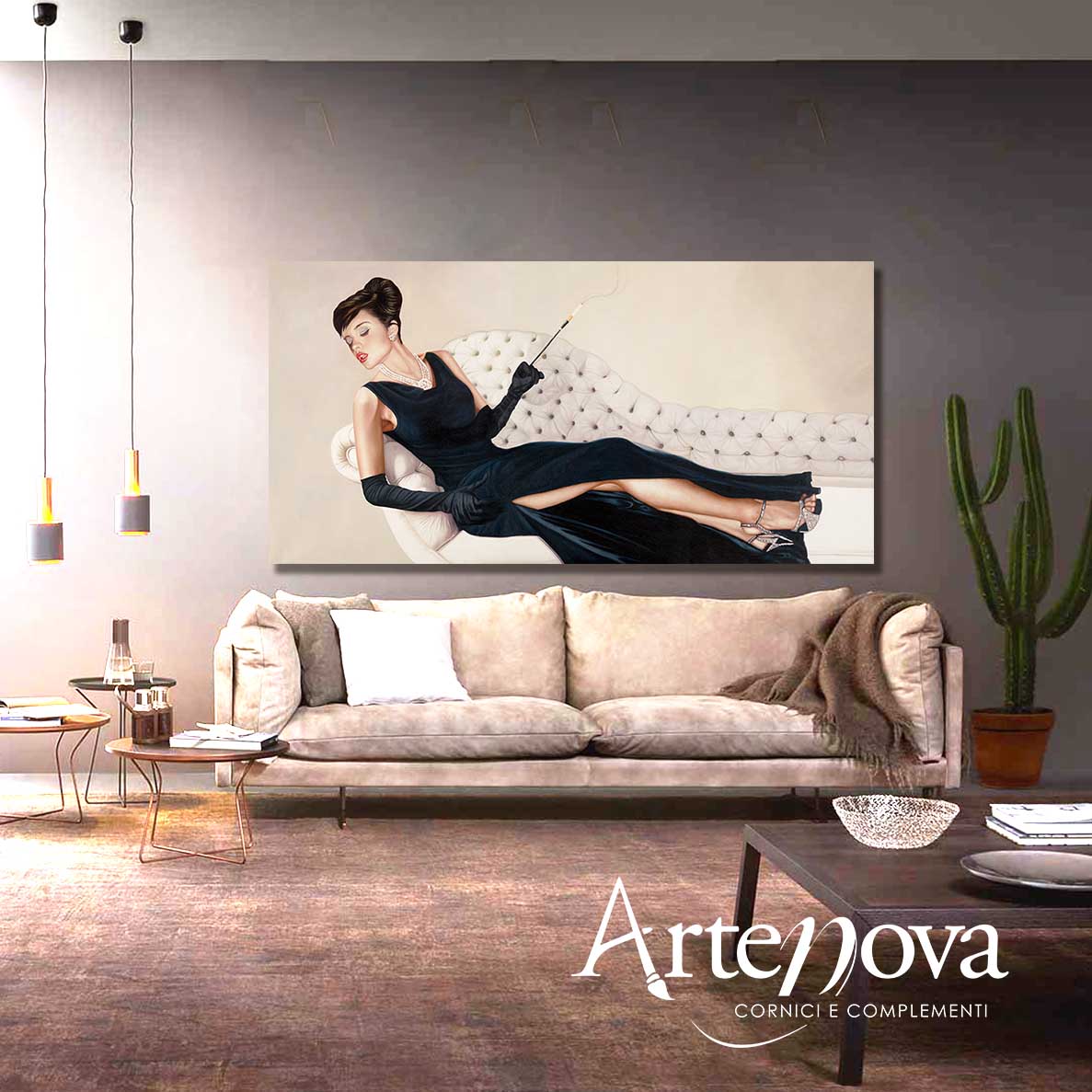 Quadro moderno figurativo 2BN1909