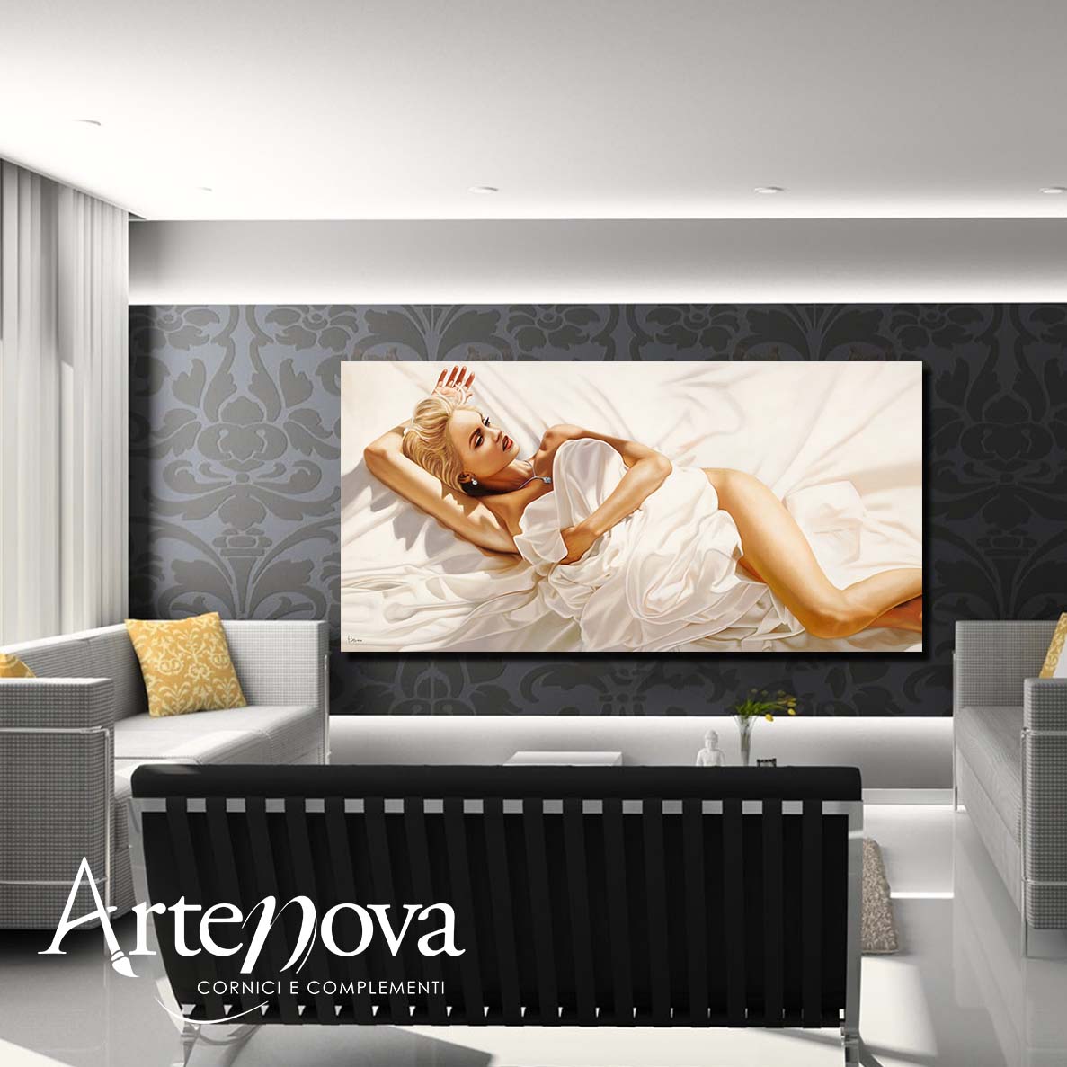 Quadro moderno figurativo 2BN2826