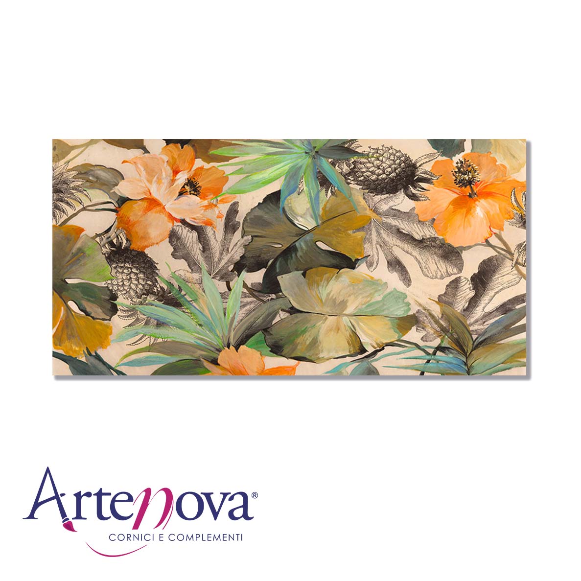 Quadro moderno floreale 2CG2409
