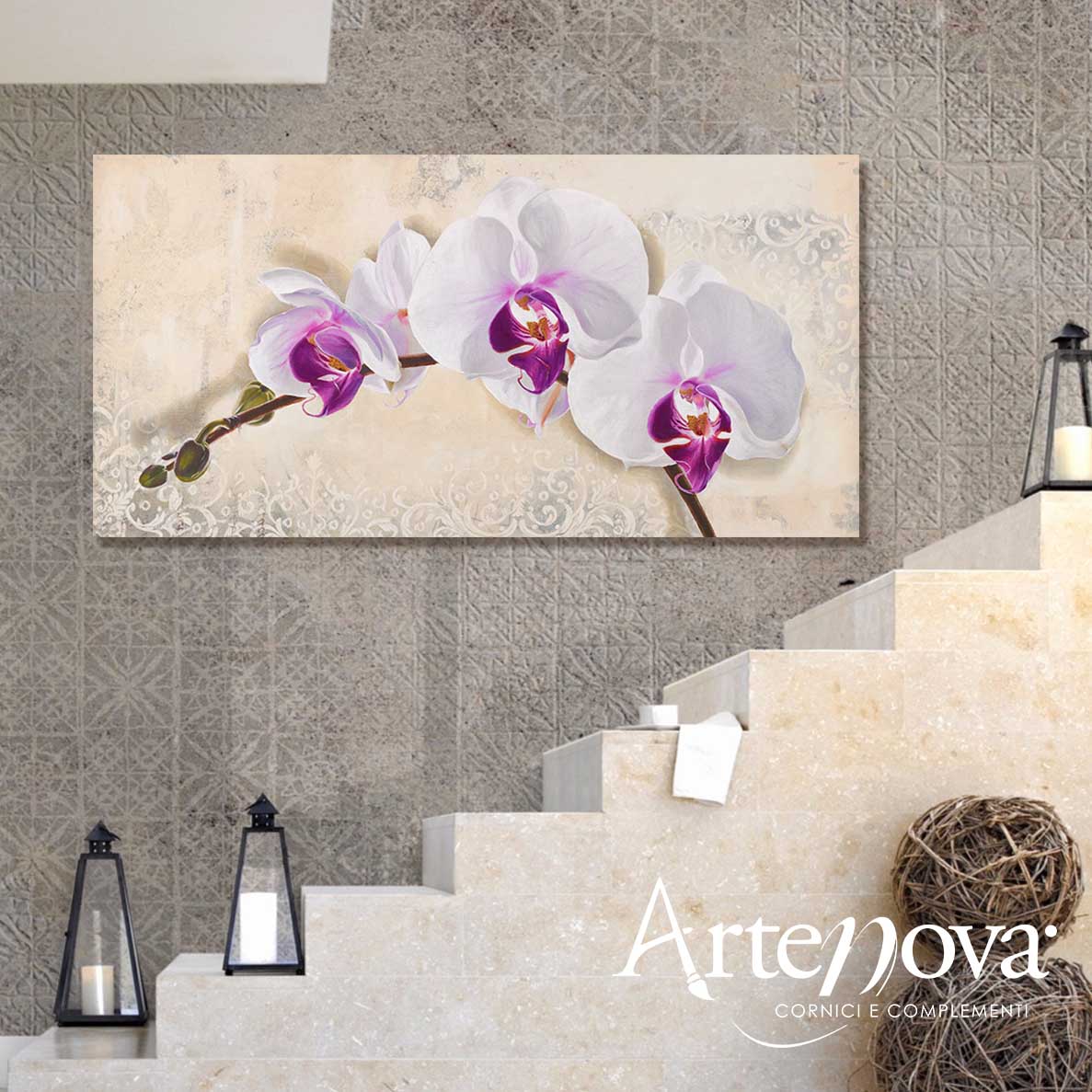 Quadro moderno floreale 2DO1206