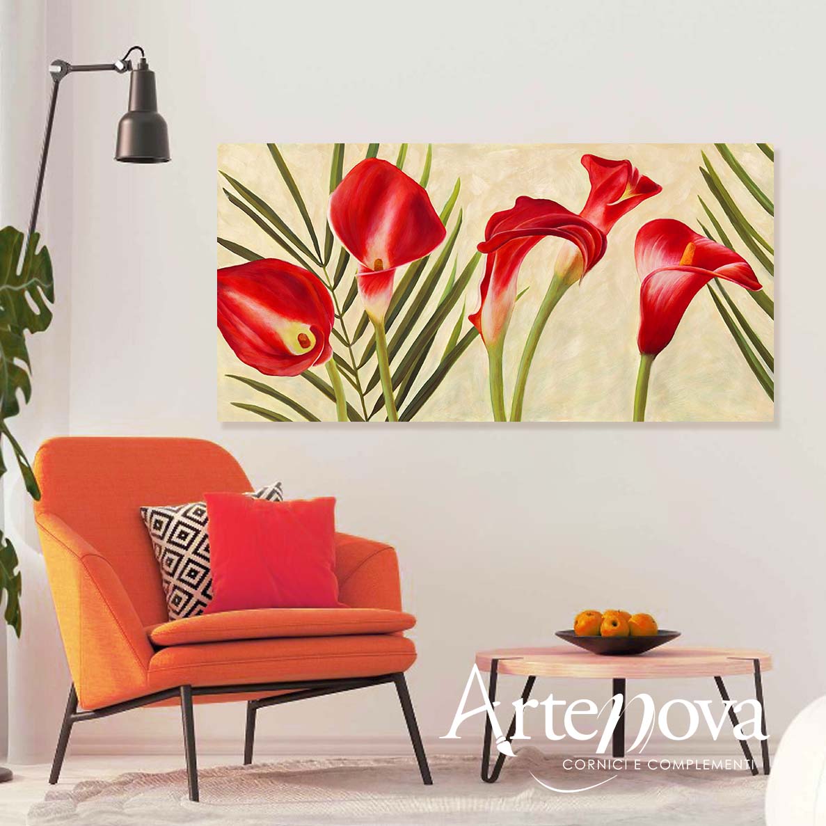 Quadro moderno floreale 2D4268